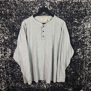 Vintage St. John's Bay Henley Thermal Shirt Size XL